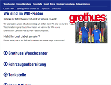 Tablet Screenshot of grothues-tankstelle.de